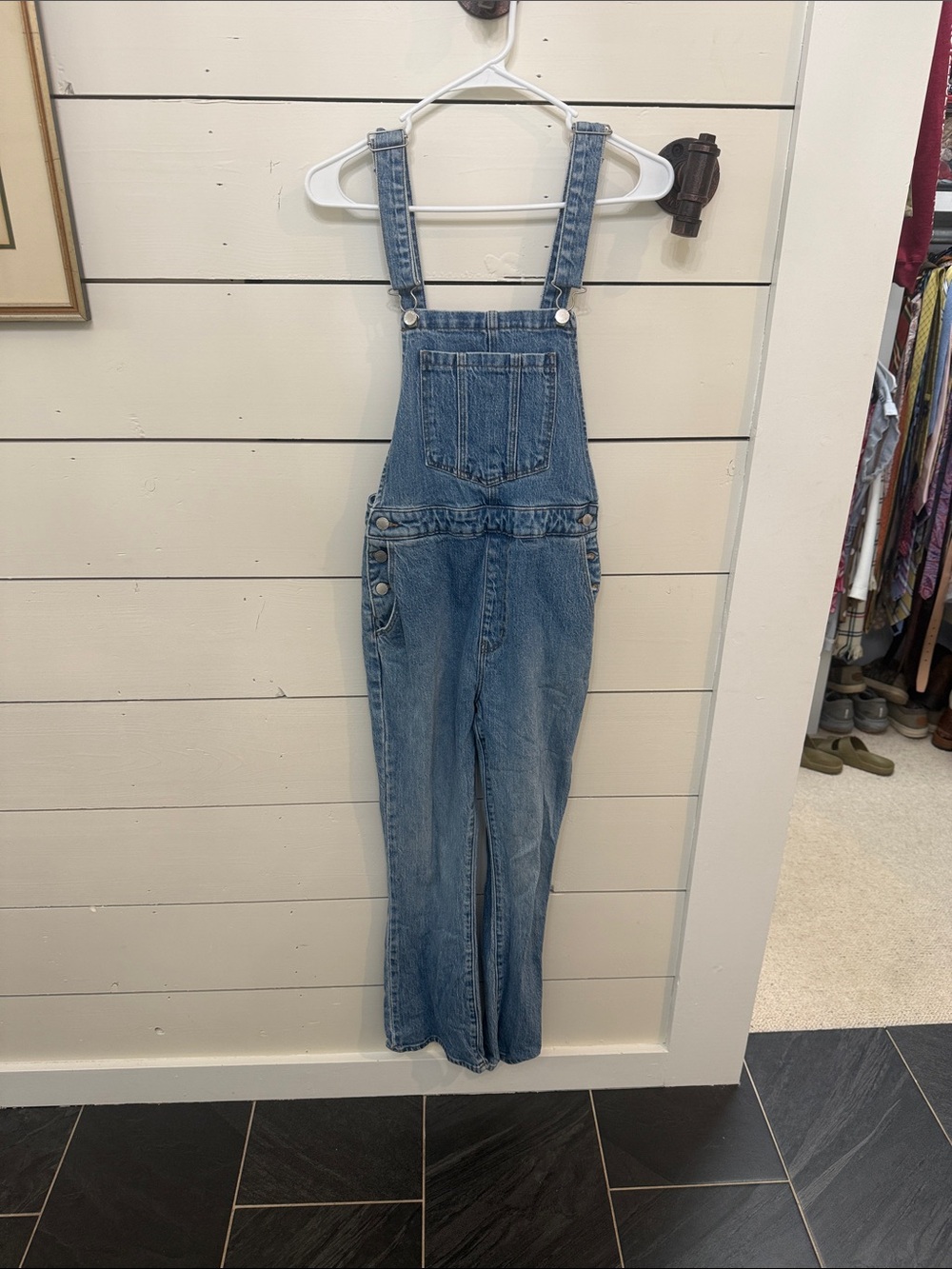 Rollas Classic Light Blue Denim Overalls - Unbranded